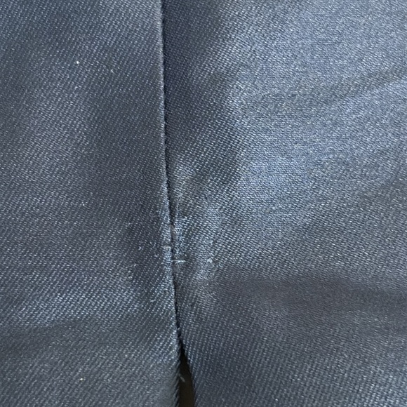 St. John Couture Silk & Satin Pencil Skirt in Marine - Size 6 - Picture 6 of 6